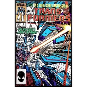 Vintage Marvel‎ Transformers #4 Comic Book 1st Shockwave 1st Cameo Dinobots